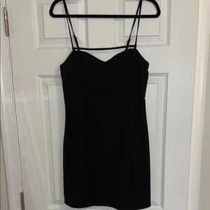 Abercrombie & Fitch Black Mini Slip Dress